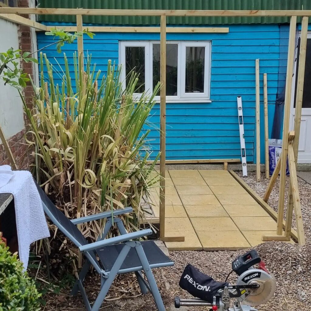 Catio at the animal sanctuary